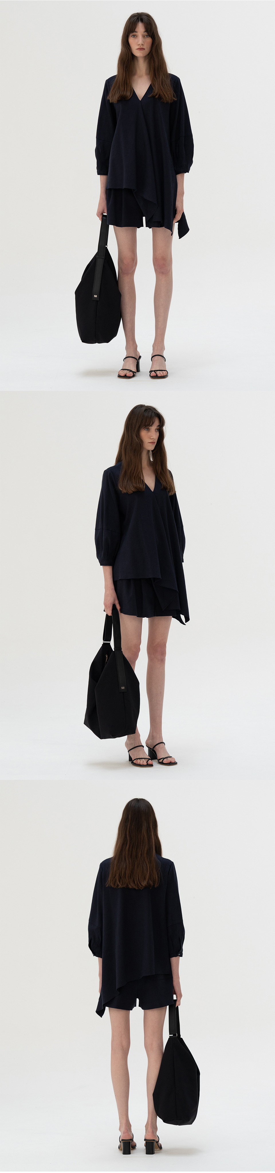 ESSENTIAL] Mia Oversized Bag Black - KINDERSALMON